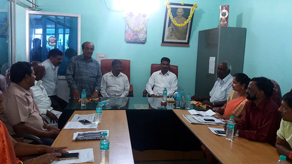 ಟೌನ್ ಕೋ ಆಪರೇಟಿವ್ ಸೊಸೈಟಿಯ ನೂತನ ಅಧ್ಯಕ್ಷರಾಗಿ ಶ್ರೀನಿವಾಸ್.ಎಂ. ಆಯ್ಕೆ